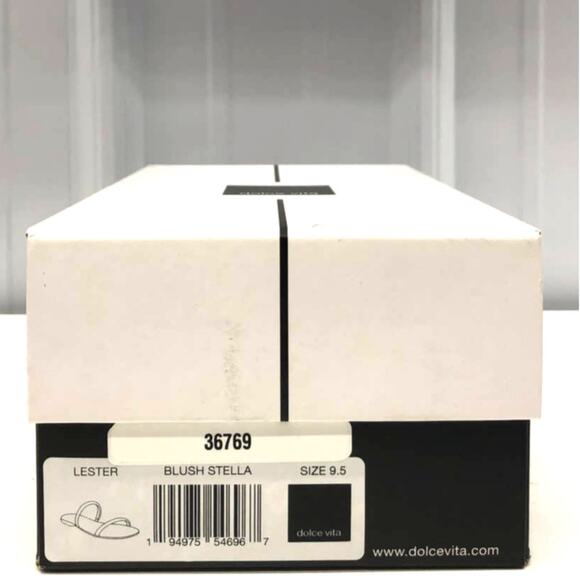 Dolce Vita Lester Square Toe Slip On Slide Flat Sandals Snake Print 9.5 - Picture 6 of 6